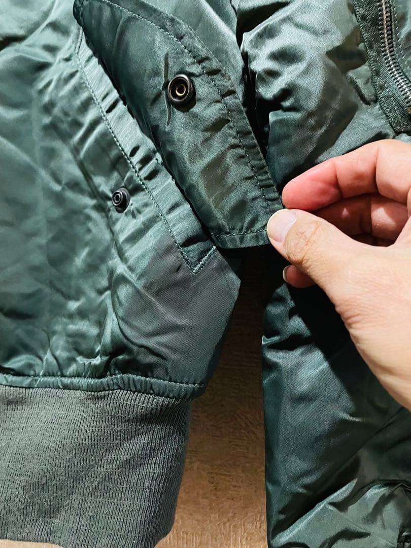 アルファ ma-1 ミリタリーJKT ヴィンテージ made im USA S