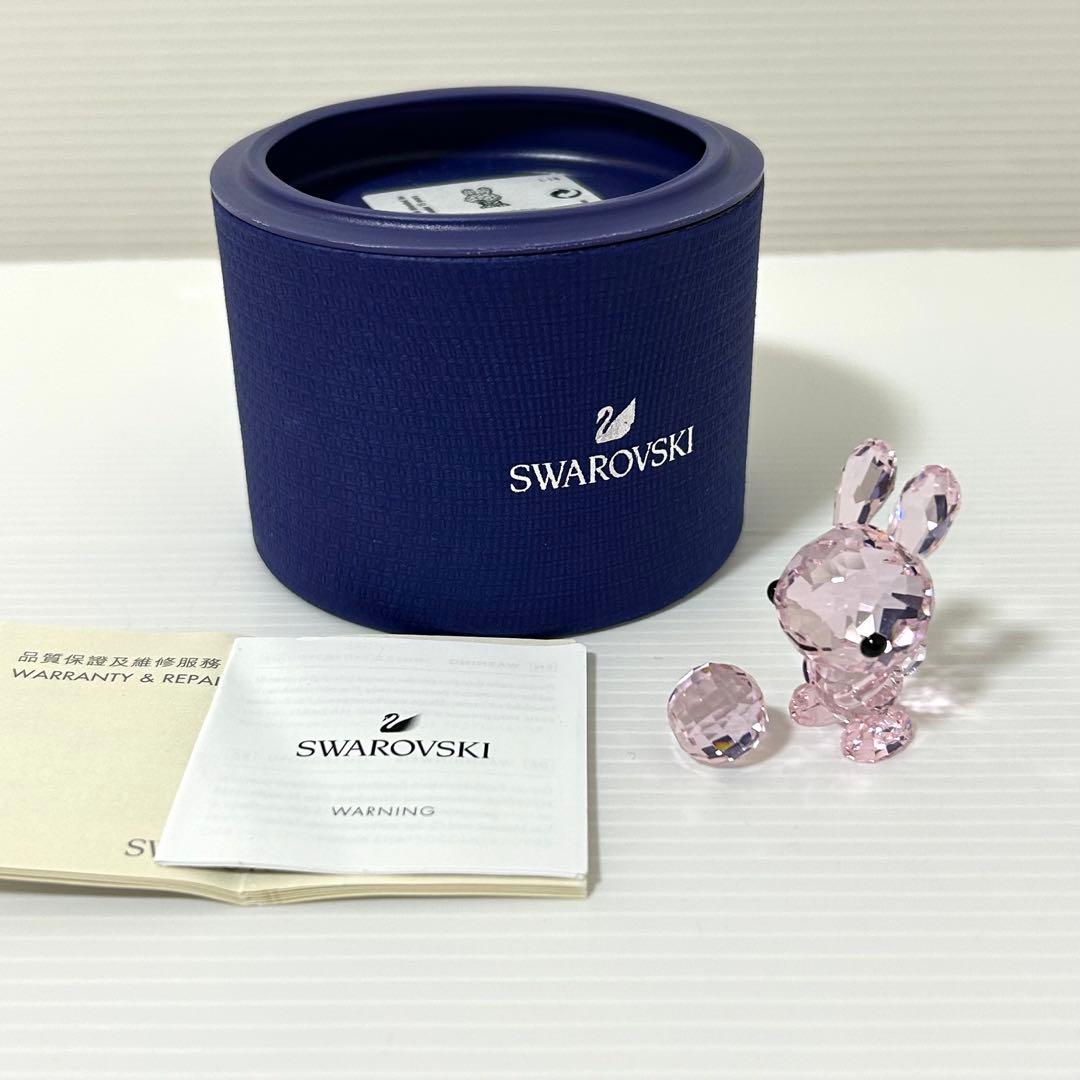 SWAROVSKI スワロフスキー 干支 十二支 卯（うさぎ）ピンク クリスタル