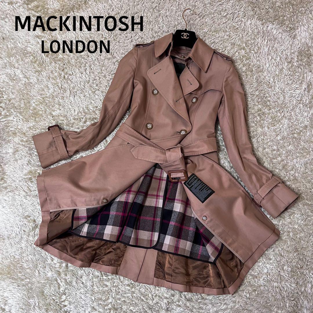☆極美品☆マッキントッシュ　トレンチコート　ライナー　キャメル　36 S