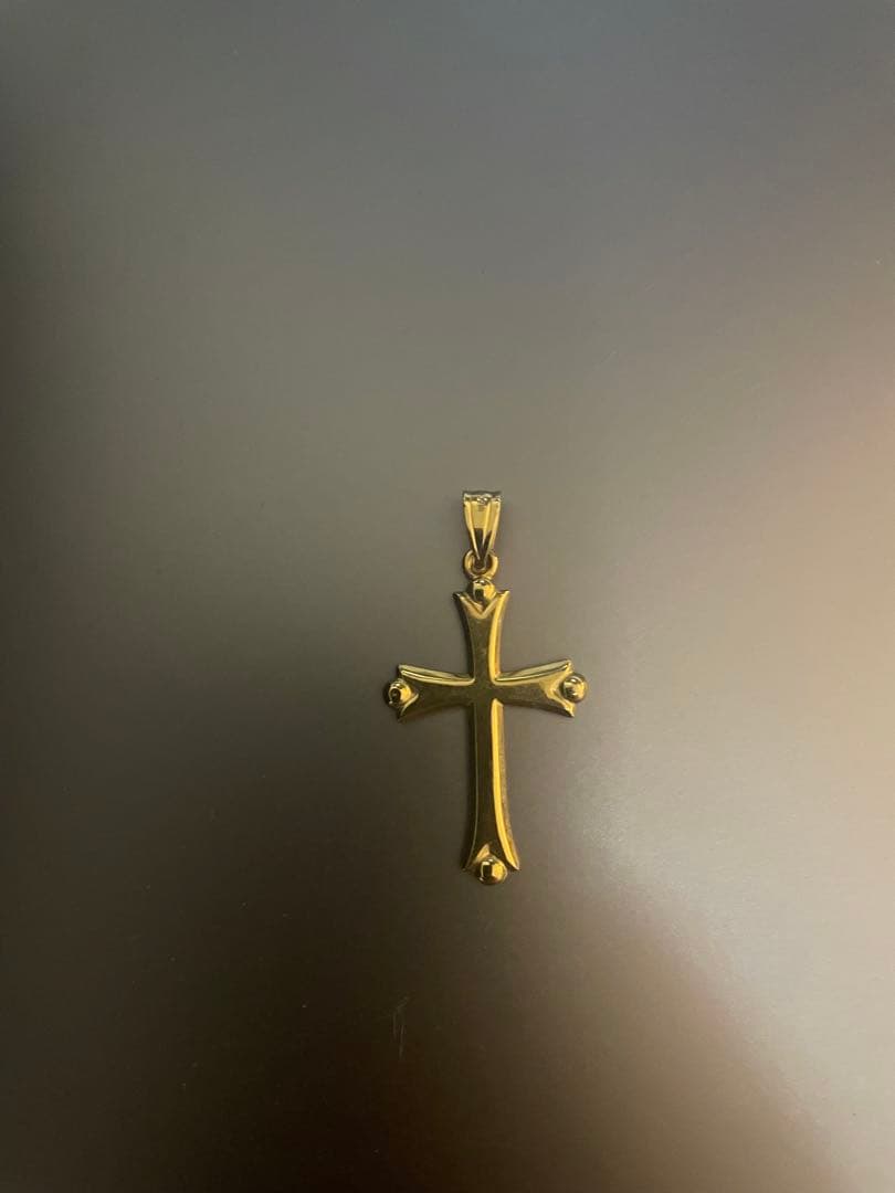 K18 十字架ペンダント 約1g 中空 18金