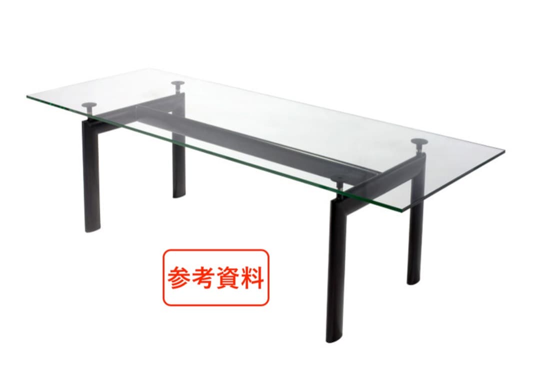 ガラス製　（傷、ヒビ、欠けなし）　ダイニングテーブル