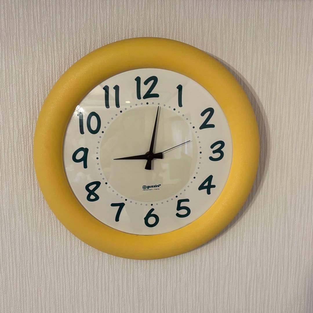 90s guzzini vintage wall 時計　ポストモダン