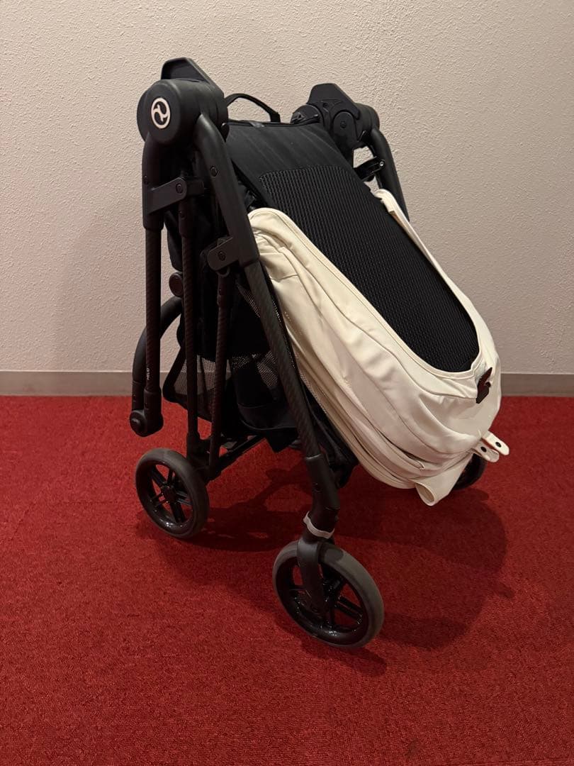 【1/26まで値下げ】cybex メリオカーボン2023 コットンホワイト
