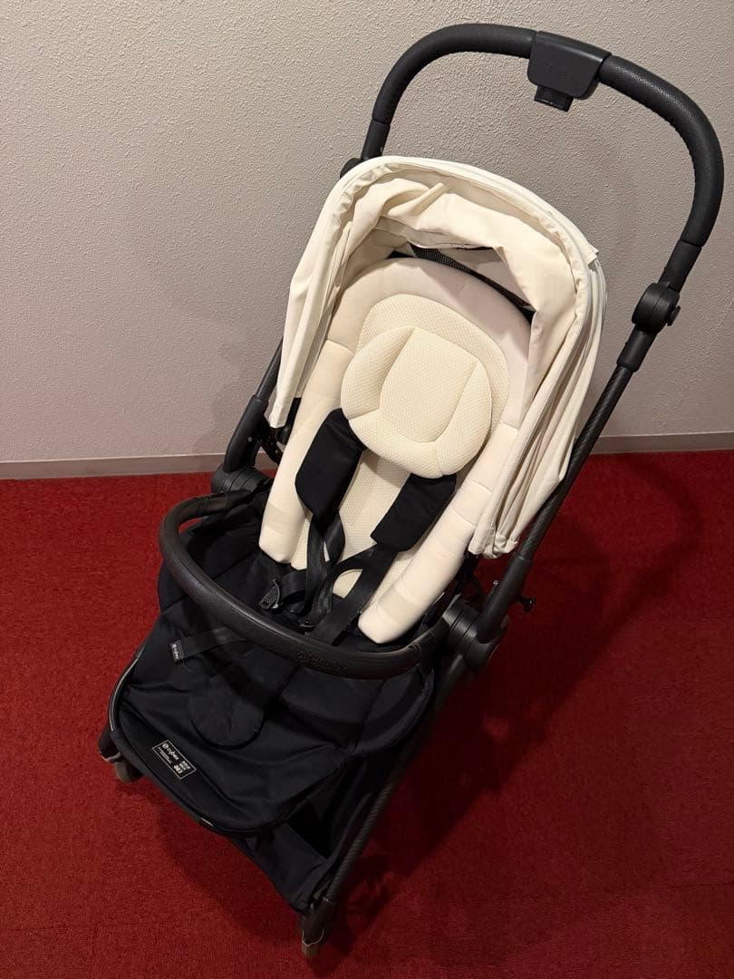 【1/26まで値下げ】cybex メリオカーボン2023 コットンホワイト