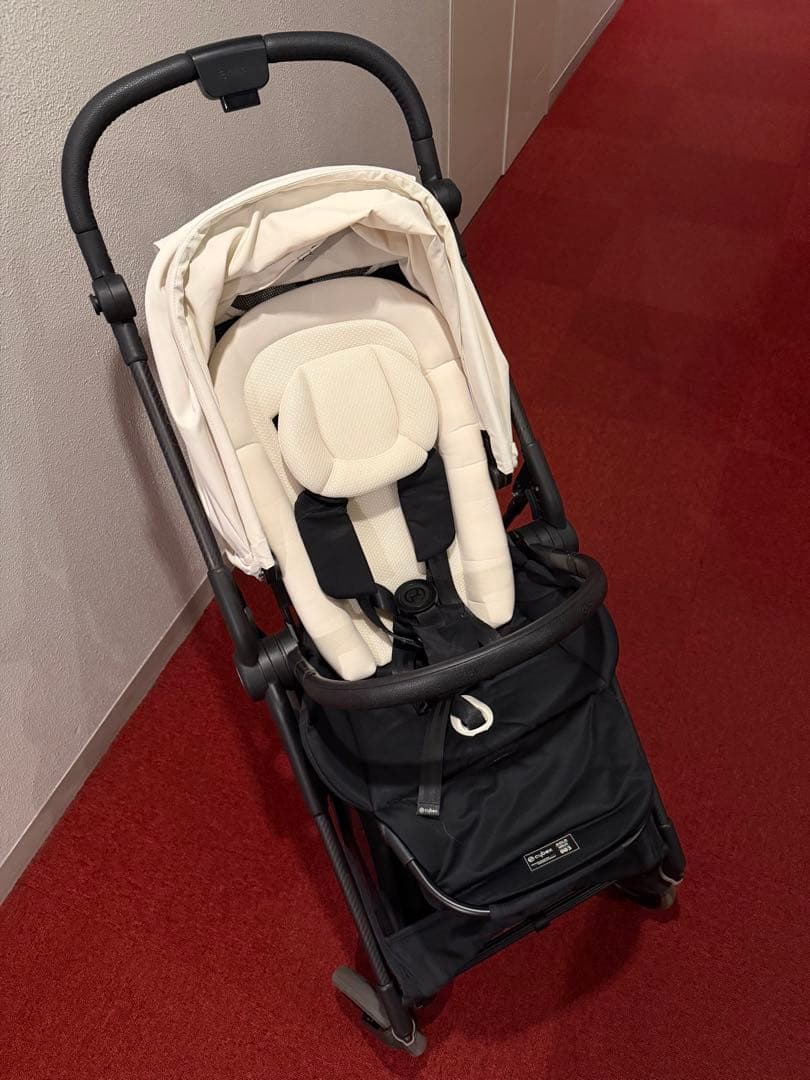 【1/26まで値下げ】cybex メリオカーボン2023 コットンホワイト