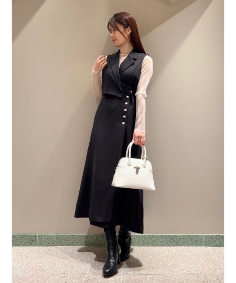 【タグ付き】SNIDEL ラップテーラージャンパースカート