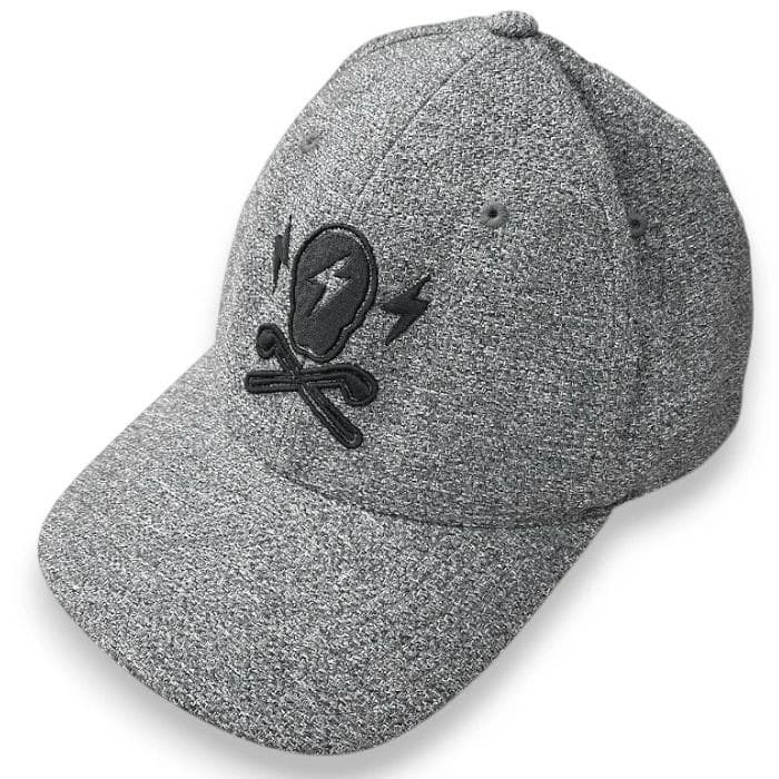 美品 中古 マーク＆ロナ FLEXFIT スカル 髑髏 キャップ 帽子 ゴルフ