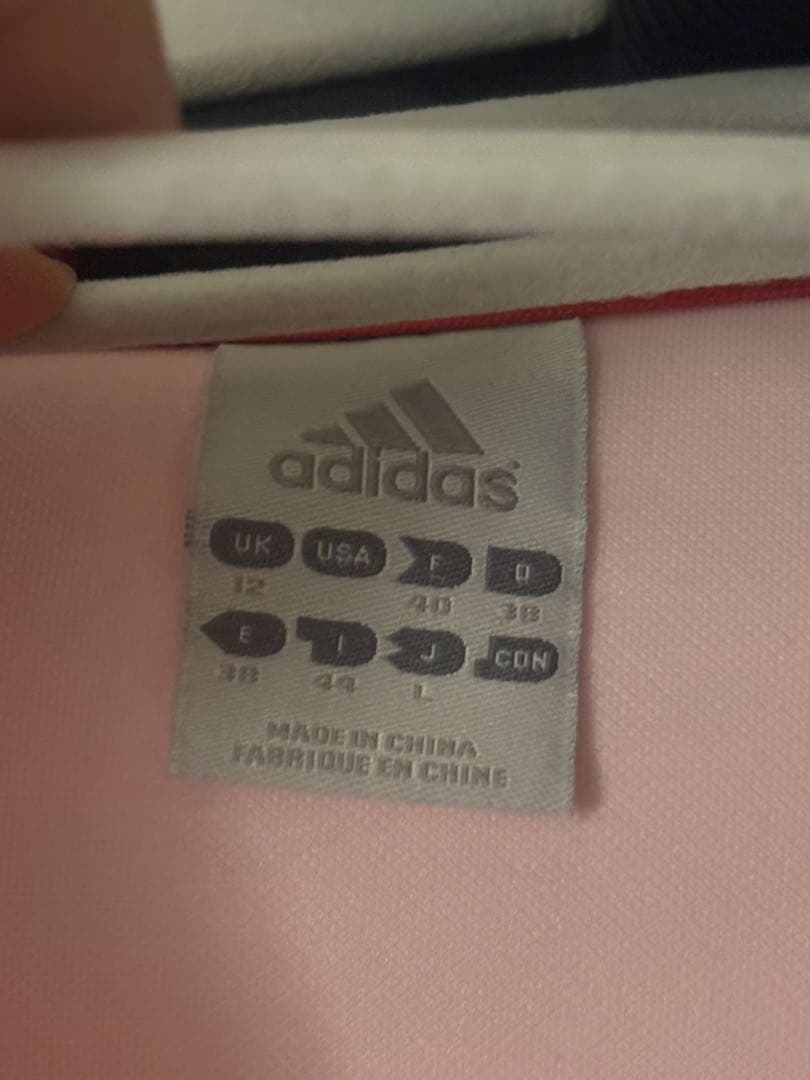 adidas トラックジャケット ピンク ネイビー