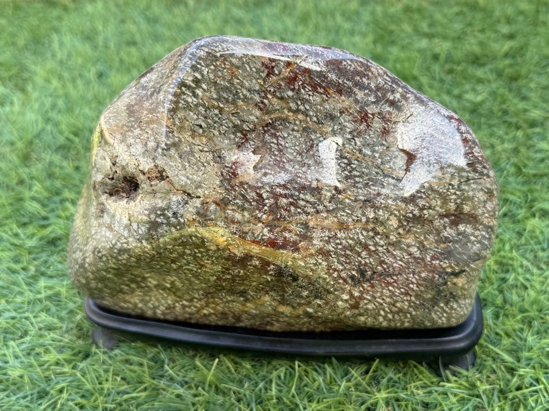 花紋石 青森 錦石 紋様石 鑑賞石 水石 盆石 自然石 原石 インテリア 置物