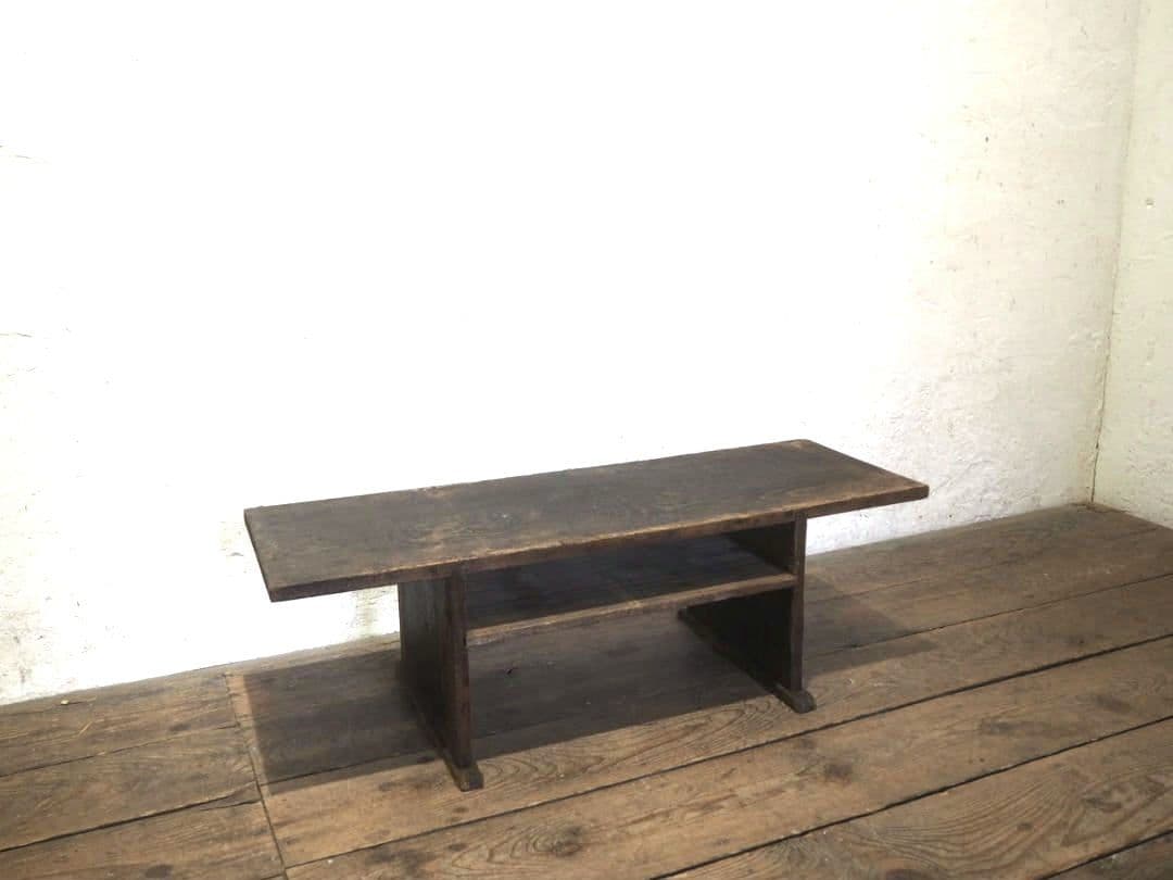 1293 ヴィンテージ　レトロな文机　ローテーブル　展示台　古家具　古道具