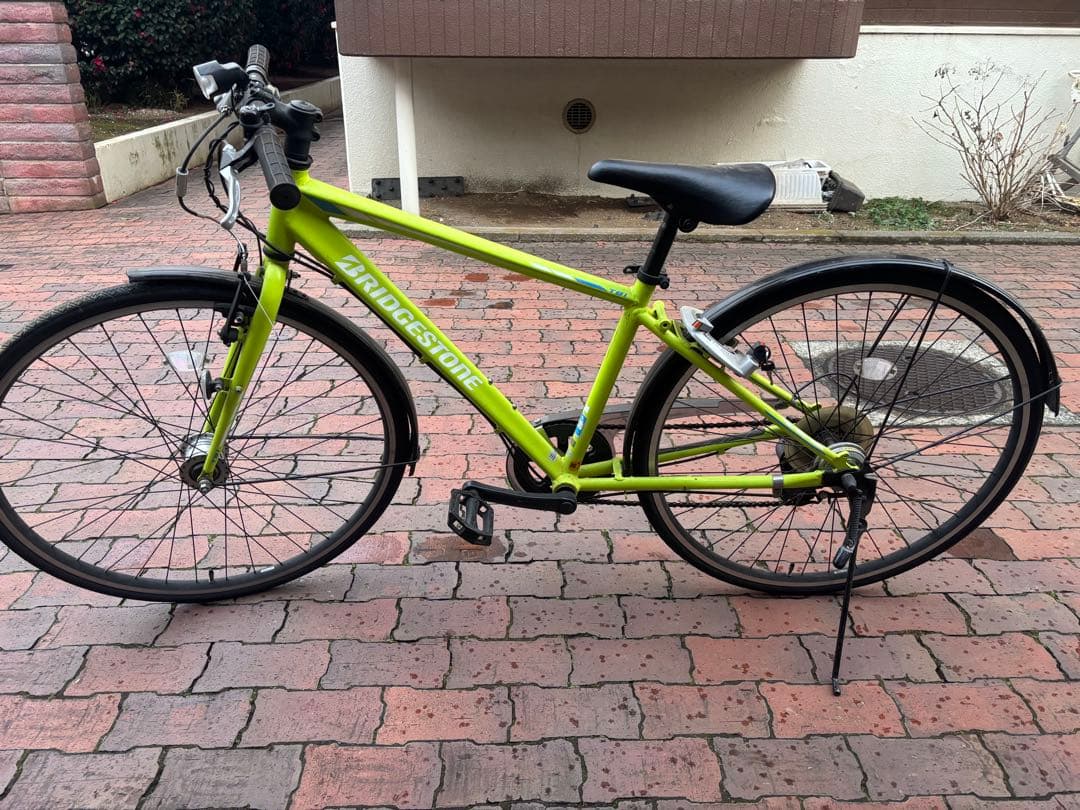 ブリヂストン クロスバイク ライムグリーン