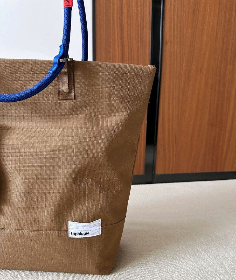 topologie ブラウン トートバッグ