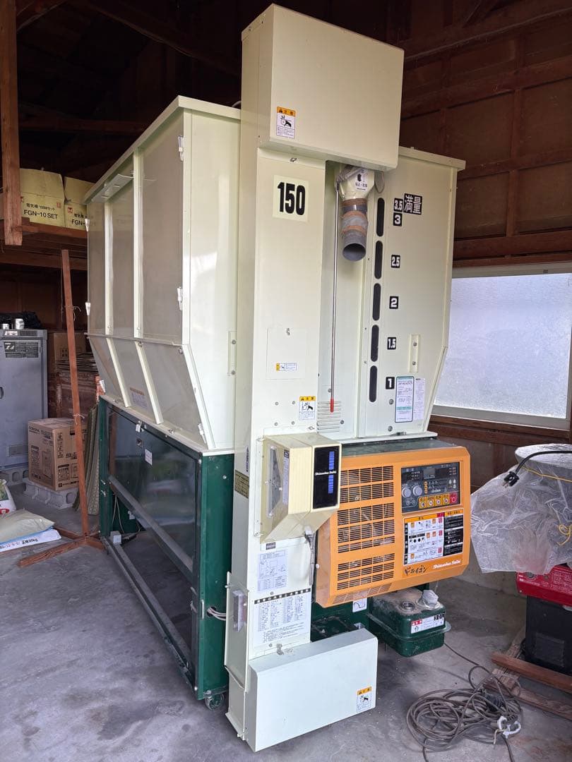 籾・麦用循環型乾燥機　静岡製機　SAC-G150F　米乾燥機　静岡県島田市