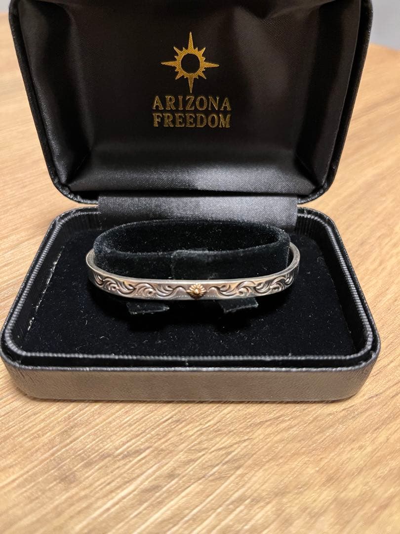 アリゾナフリーダム バングル SV K18 美品 正規品