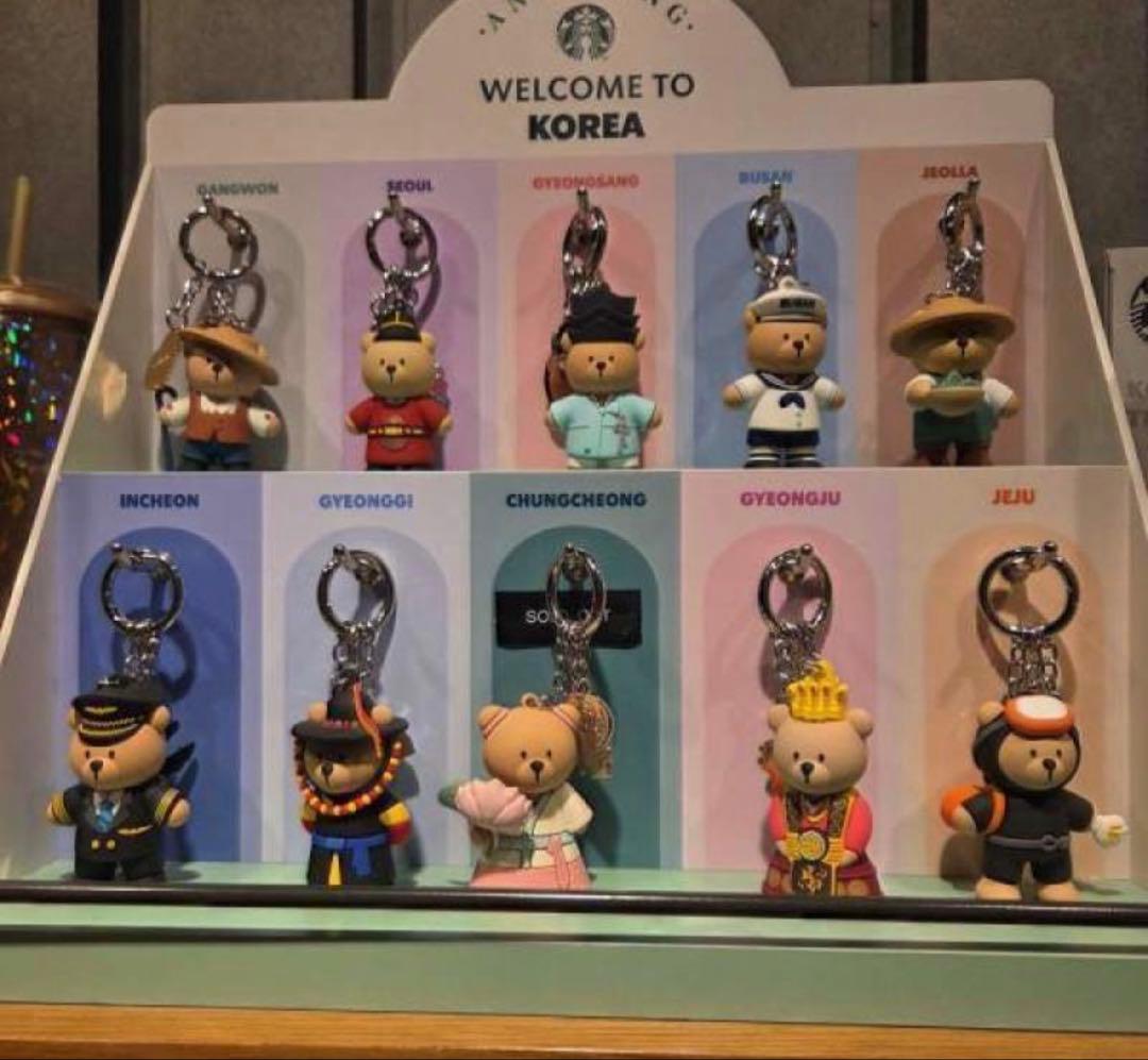 スターバックス　 韓国　ベアリスタ キーチェーン 全種類