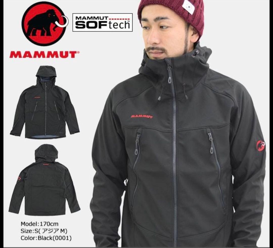 ☆山さん☆【美品】MAMMUT ソフトシェルSOFtech