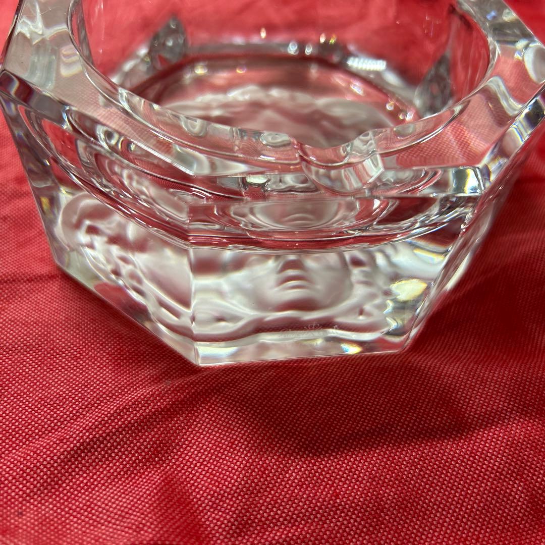 美品 VERSACE 大型　メドゥーサクリスタルアッシュトレイ 13cm