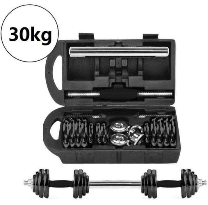 ダンベル 30kg セット 延長用シャフト コネクション・チューブ バーベル