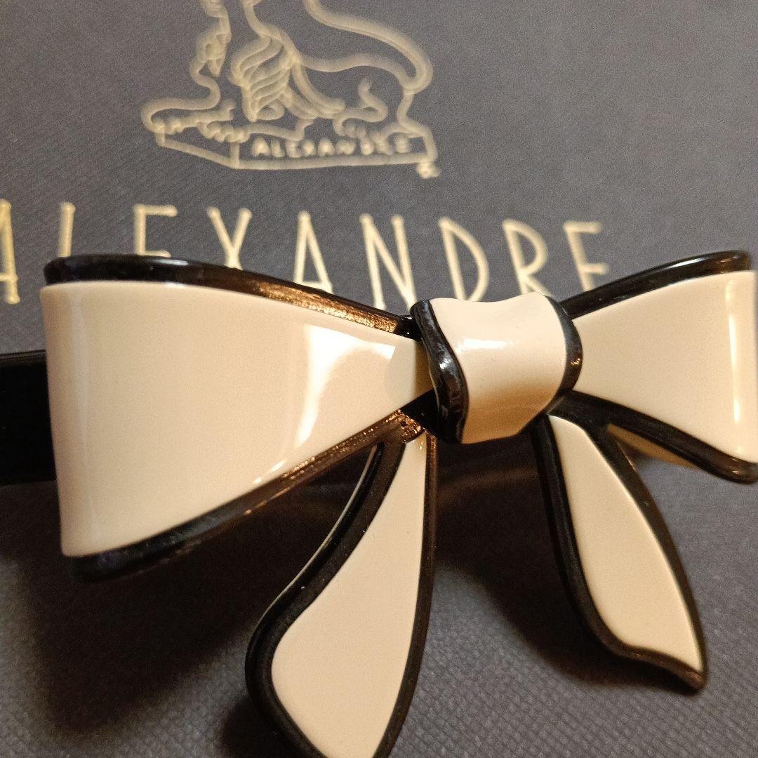 アレクサンドル ドゥ パリ　リボン　バレッタ