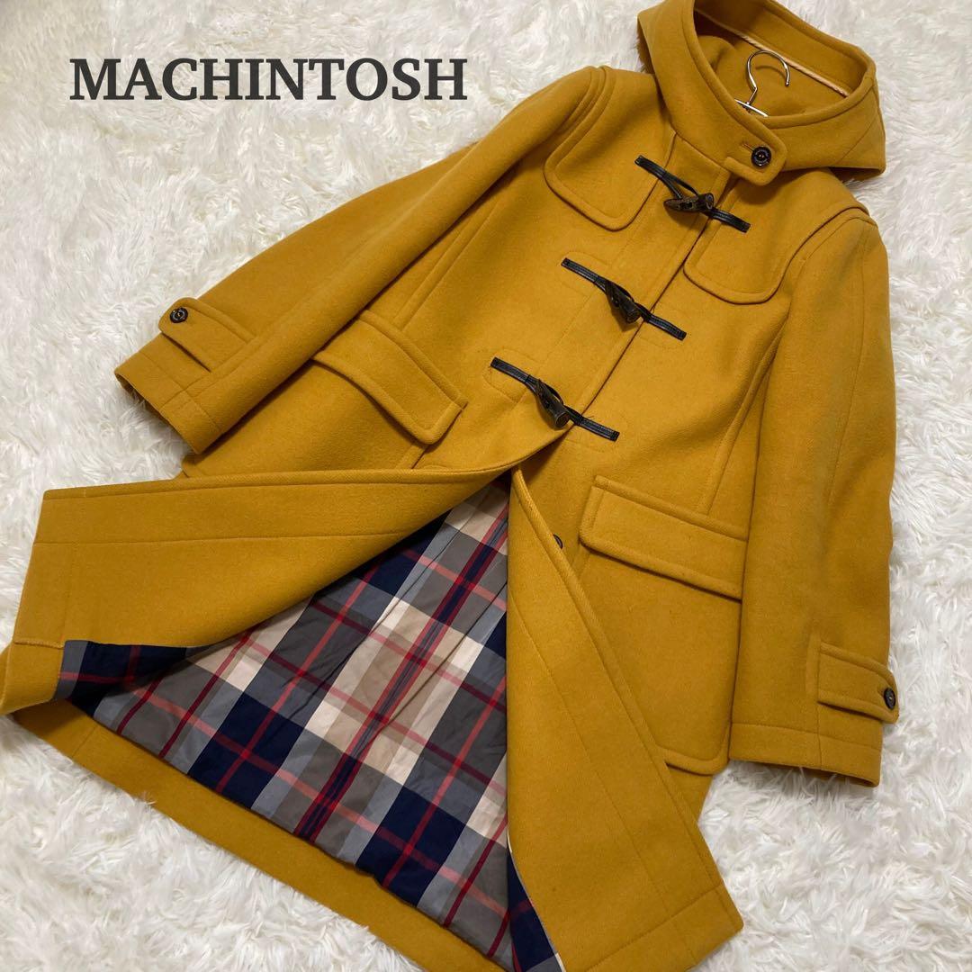 美品 マッキントシュ ダッフルコート 希少カラー からし色 マスタード 38 M