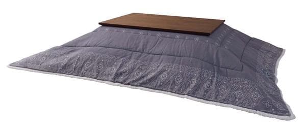 おしゃれ ふかふか かわいい 暖かい 長方形 こたつ布団 バンダナ柄