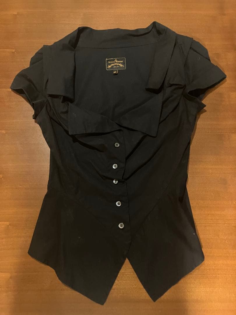 Vivienne Westwood ブラック 半袖シャツ 40