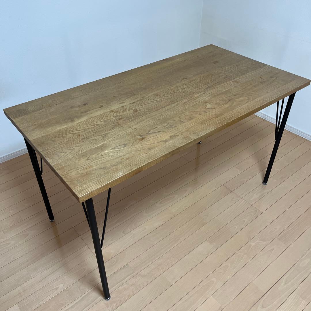 【niko and...】 ダイニングテーブル　アイアン脚