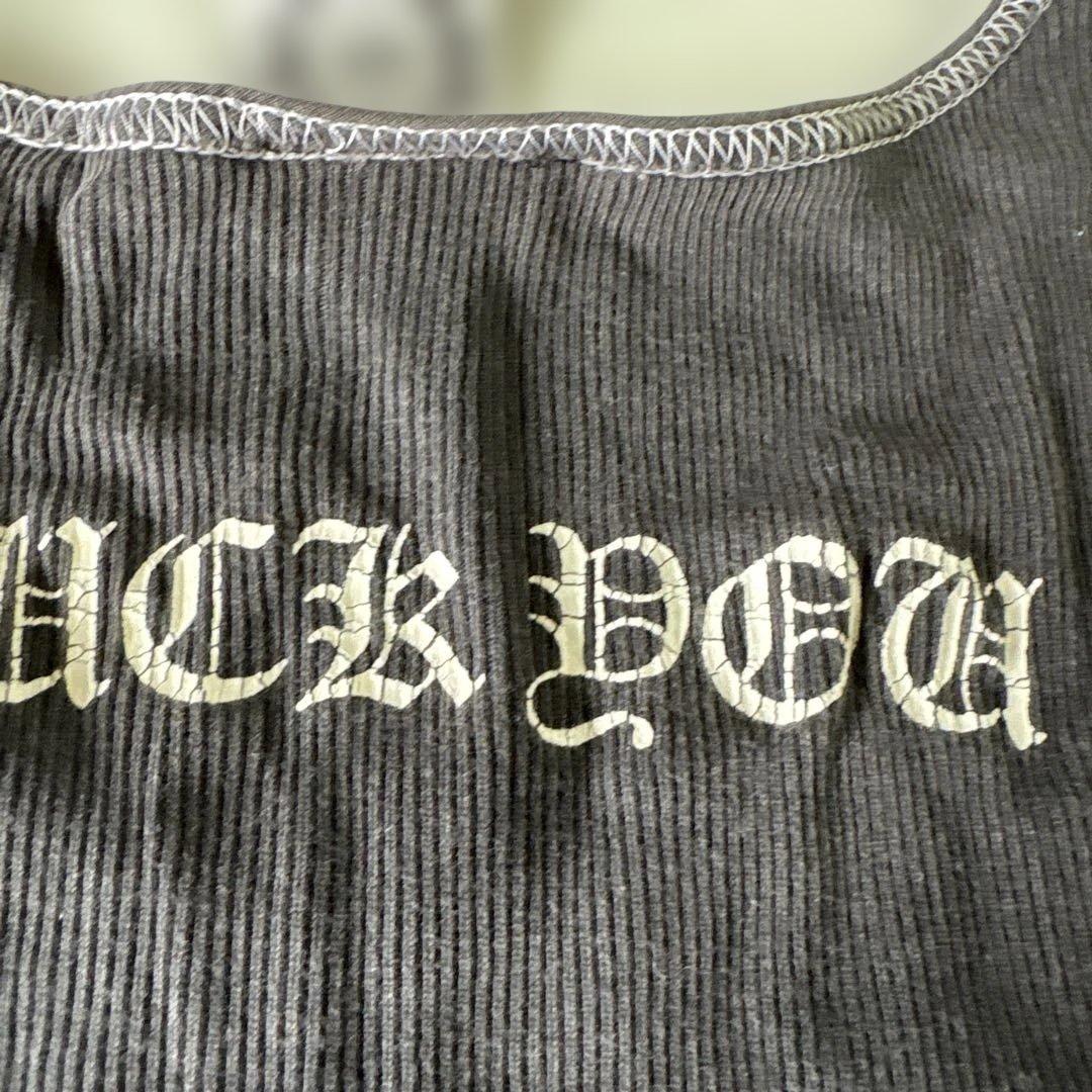 クロムハーツ ブラック　タンクトップ　訳あり