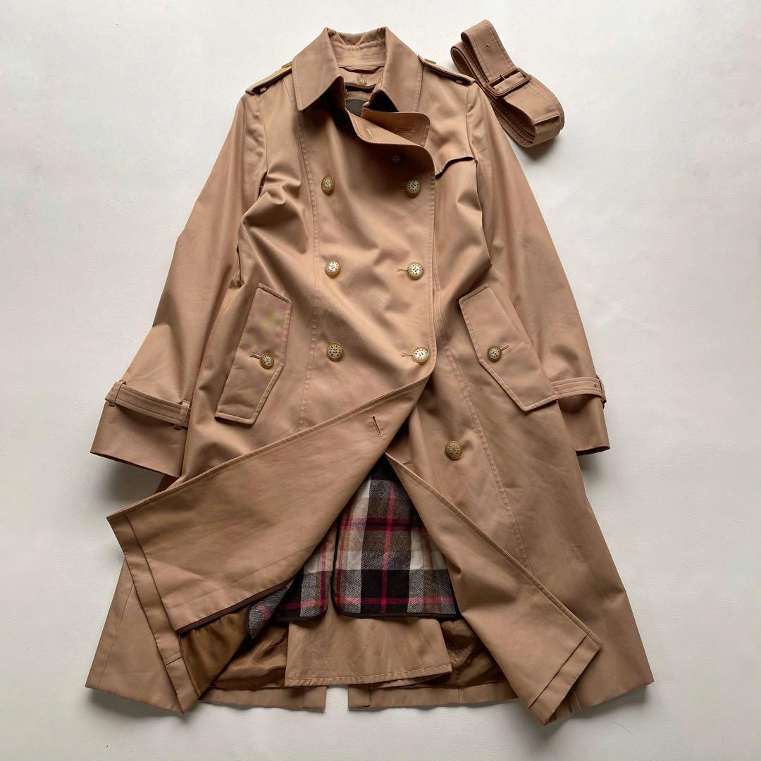 【人気色/美品】マッキントッシュロンドン トレンチコート ピンクベージュ 40