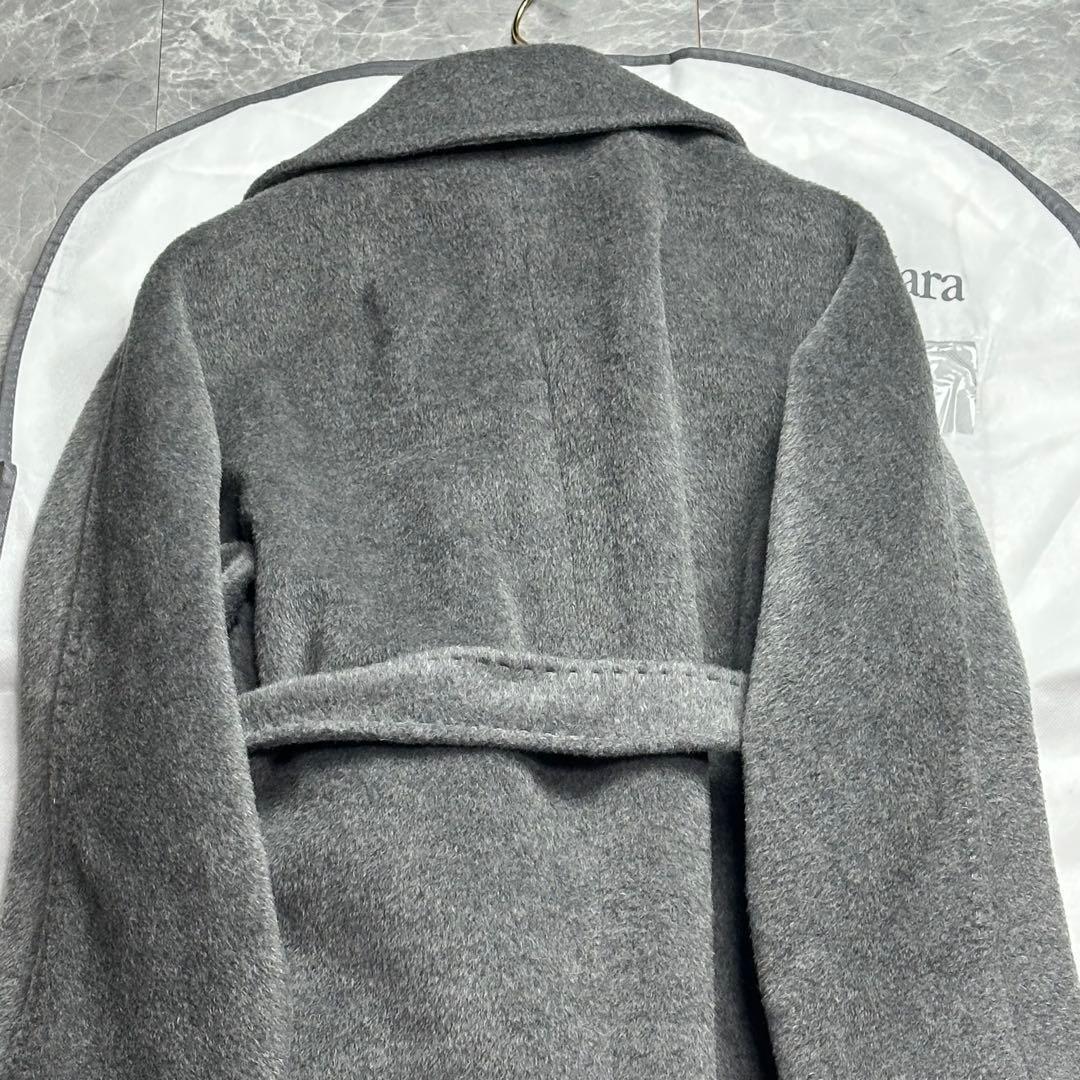 美品♡近年品　着丈120 マックスマーラ　ベルテッドコート　アルパカモヘア