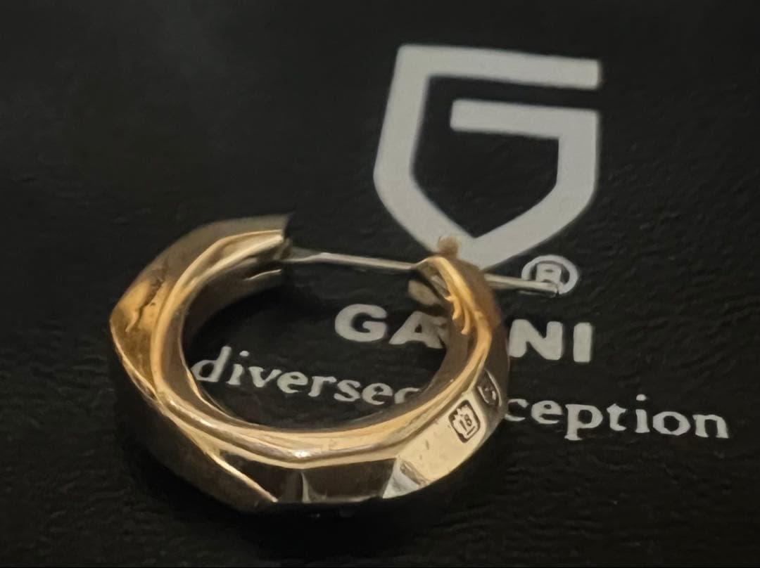 GARNI 八角形フープピアス 片耳用