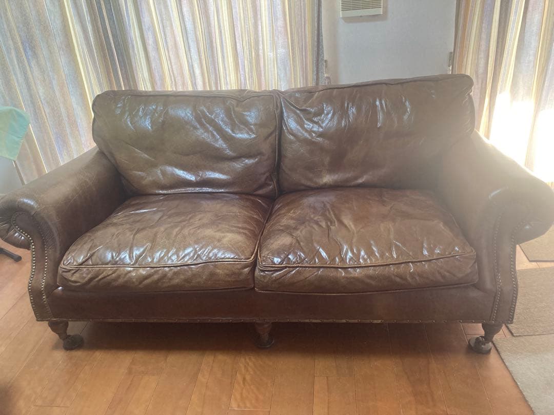 HALO　ハロ◉ BALMORAL　3人掛けレザーソファ　バルモラル