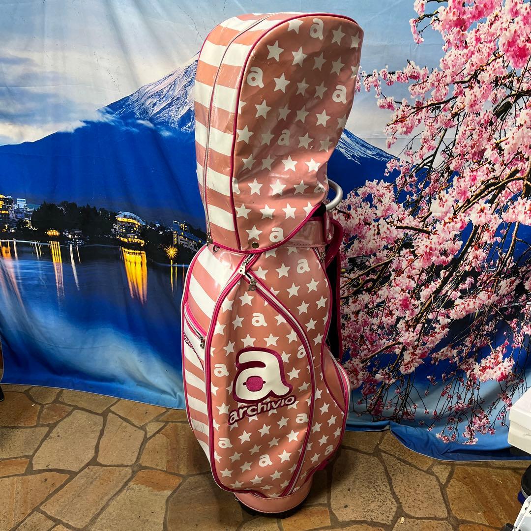 寶BT-1057 archivio アルチビオ ピンクベージュ キャディバッグ