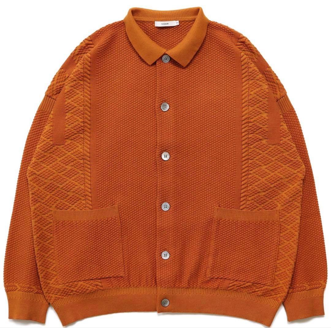 【YASHIKI】Nanohana Collar Cardigan (1)