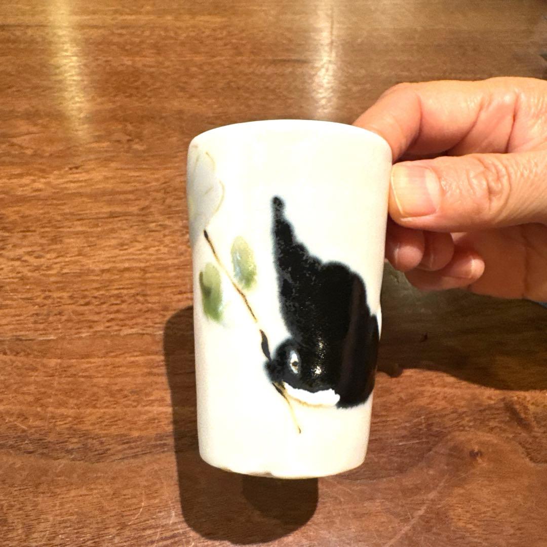 期間限定お値引きレア品　石木文　食器2点セッ小皿、コップ