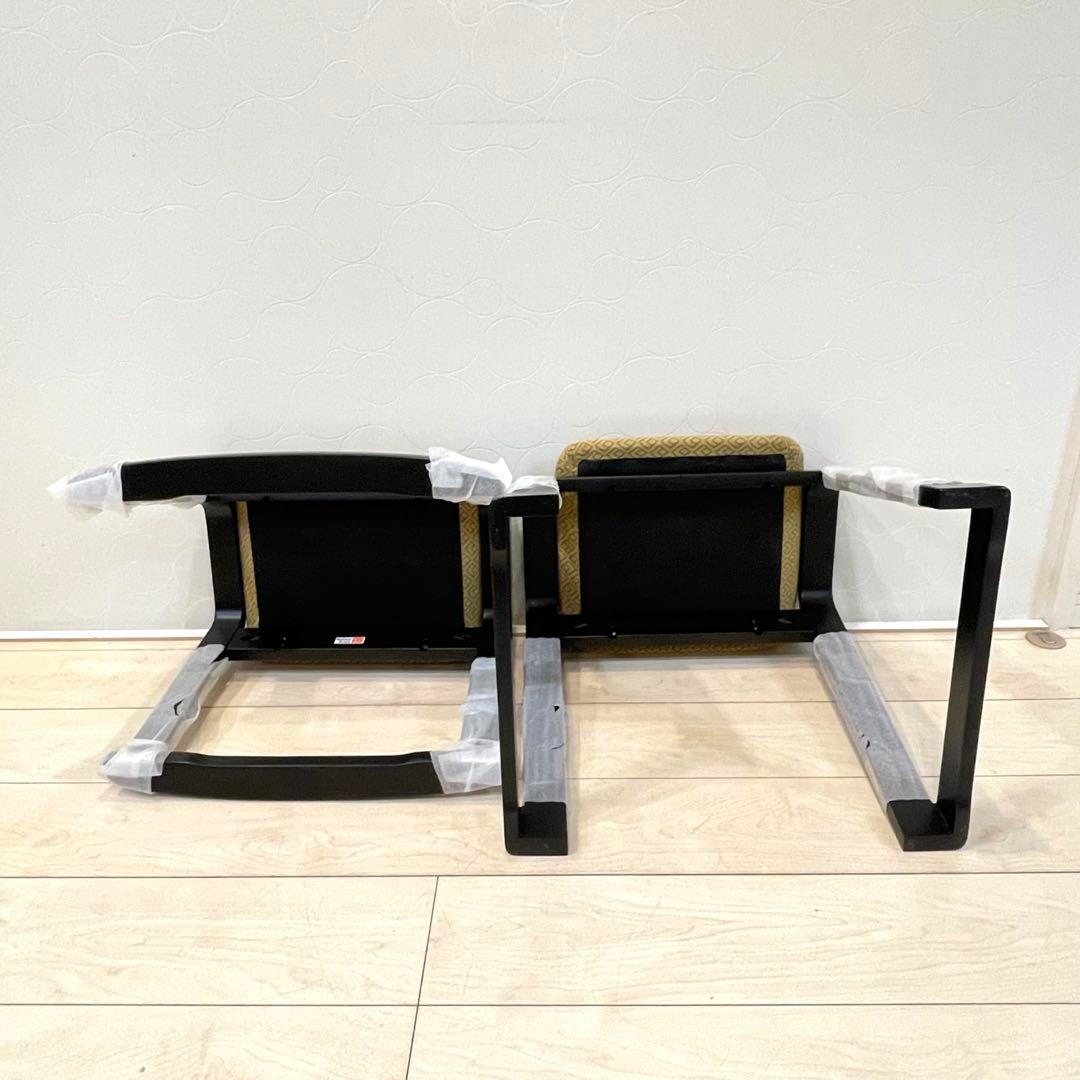 【未使用】minohan スタッキング椅子 スツール 2脚セット 仏壇 法事