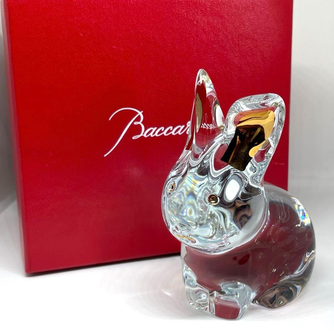 バカラ ミニマルズ うさぎ クリスタル 置物 箱付