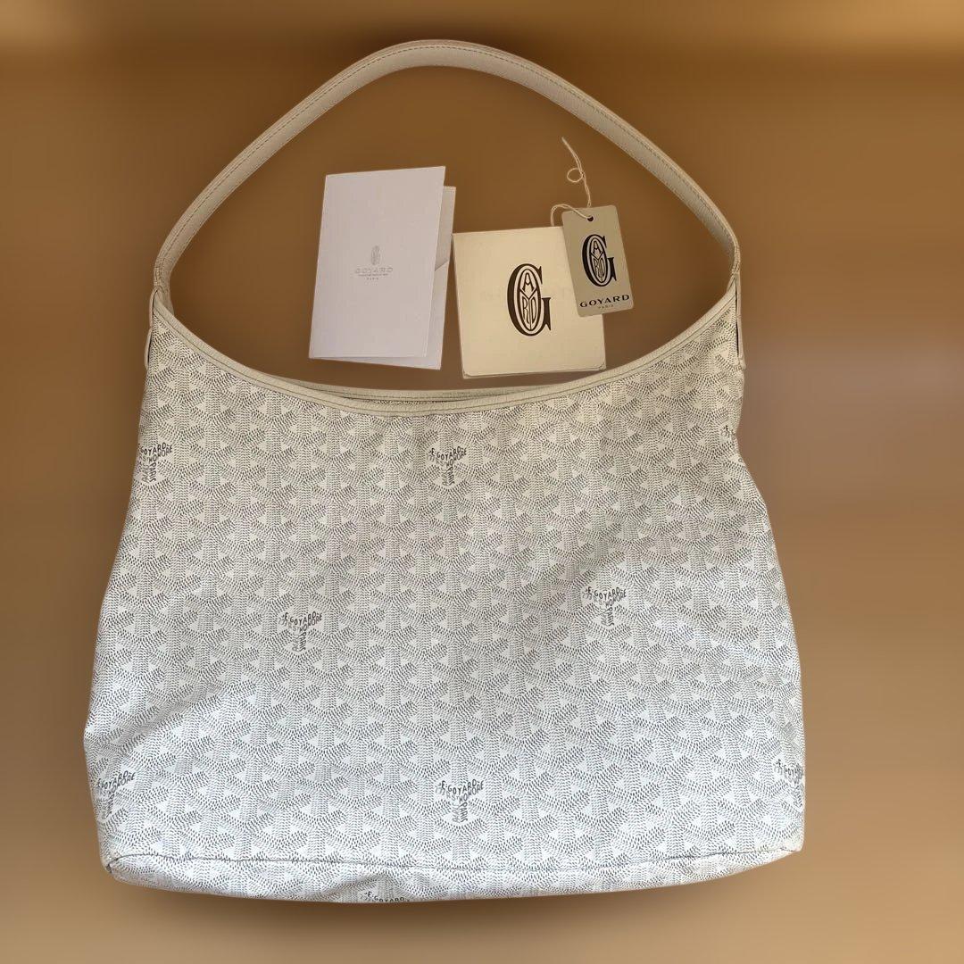 GOYARDゴヤール　ボエムホーボー　バッグ　ホワイト