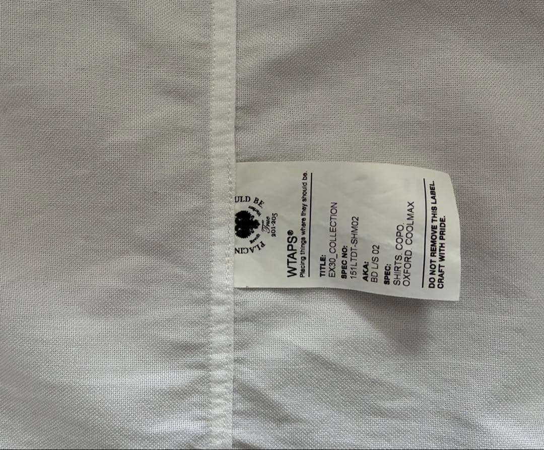 WTAPS Oxford Shirt ボタンダウン bd ls KENNEDY