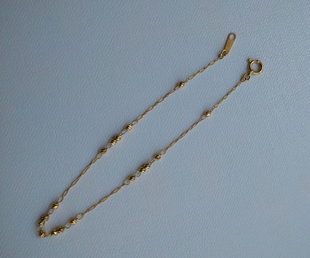 アガット　クラシック　K18　ミラーボール　ブレスレット