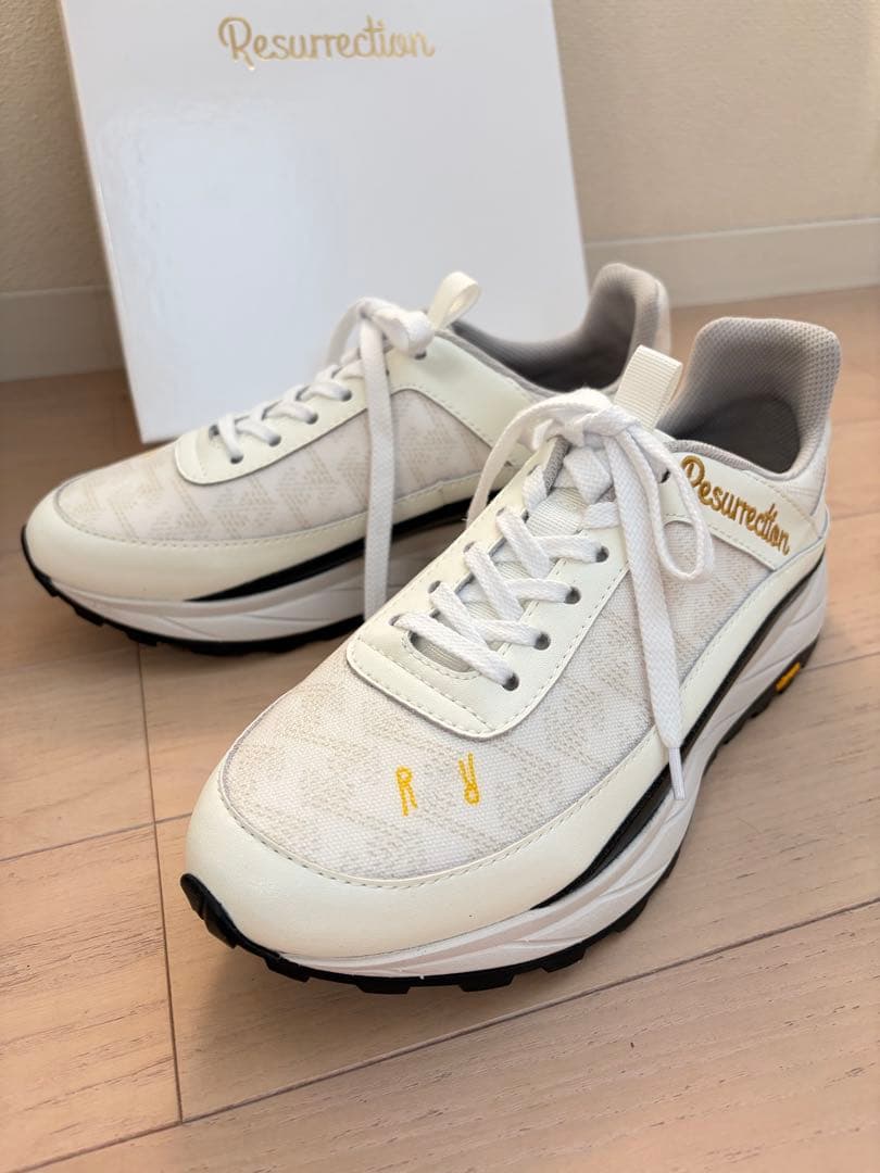 レザレクション シューズ スラッシュ モノホワイト 新作 26cm