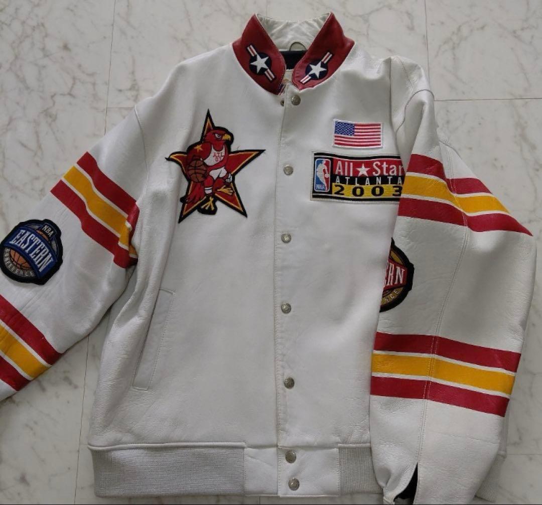 NBAオールスター 2003 レザージャケット jeff hamilton