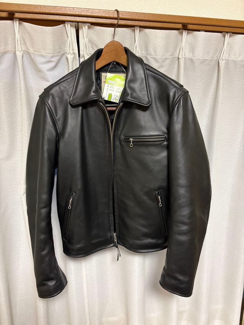 R.B.C (RBC)レザージャケット サイズ38 黒