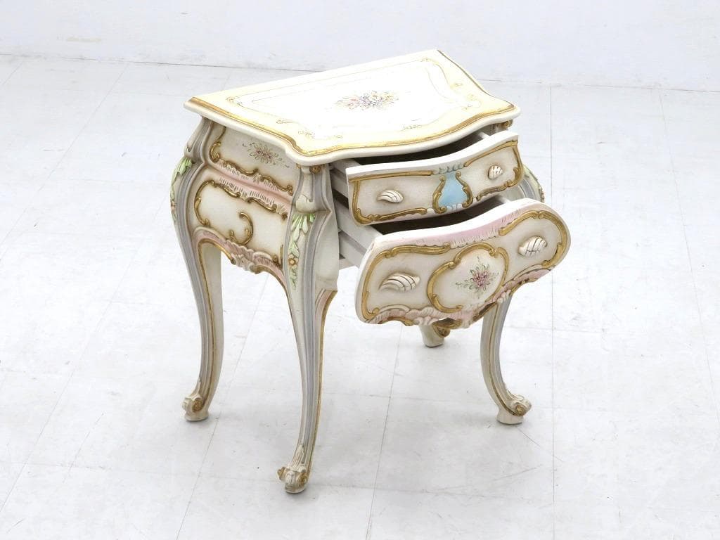 イタリア　ロココ様式　2段　チェスト　コモード　キャビネット　サイドボード