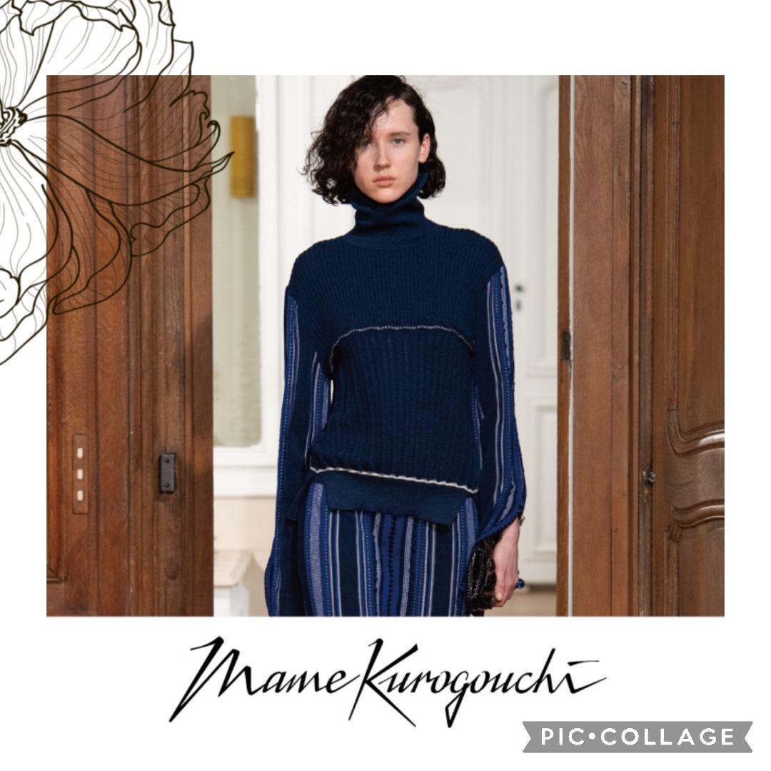 ✨美品✨ Mame Kurogouchi ウール ハマグリ ニットハイネック