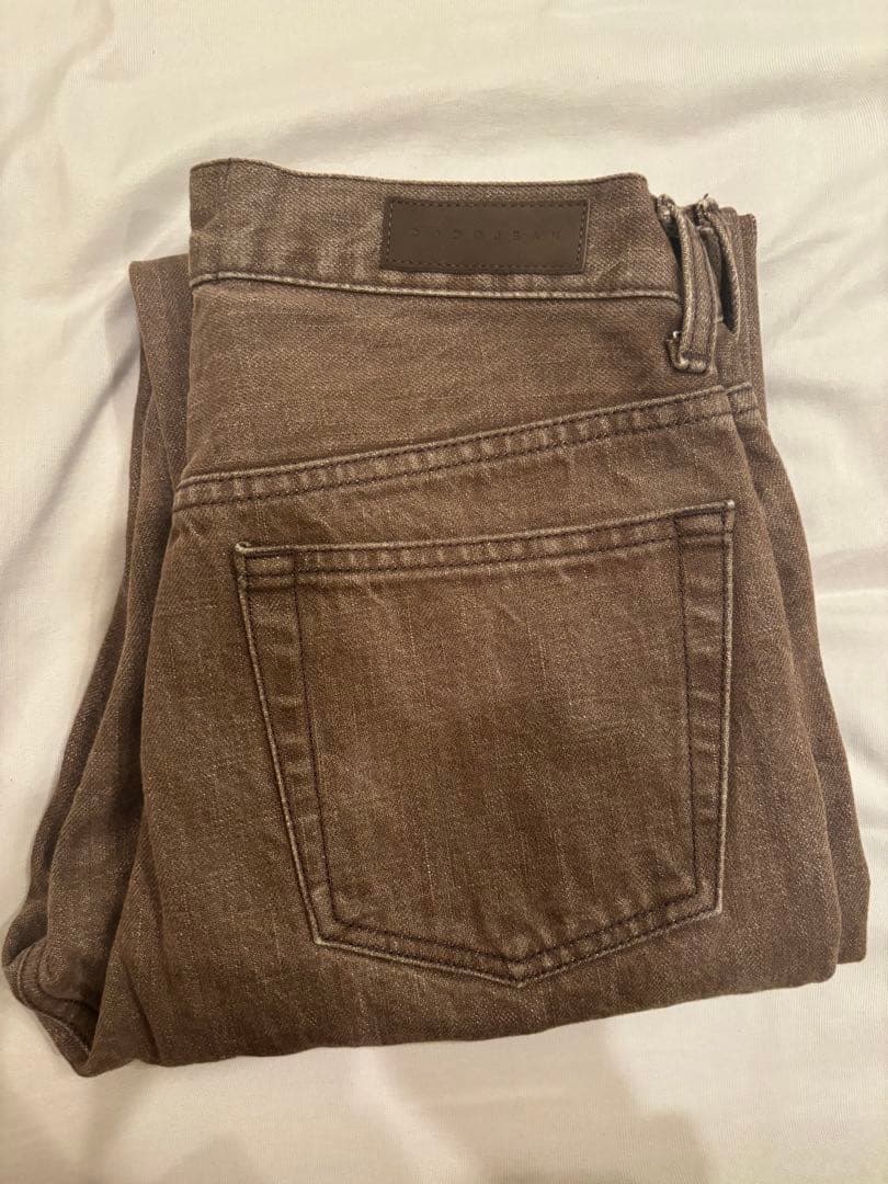 パンツ SHISHIKUI BASIC JEANS BROWN 24
