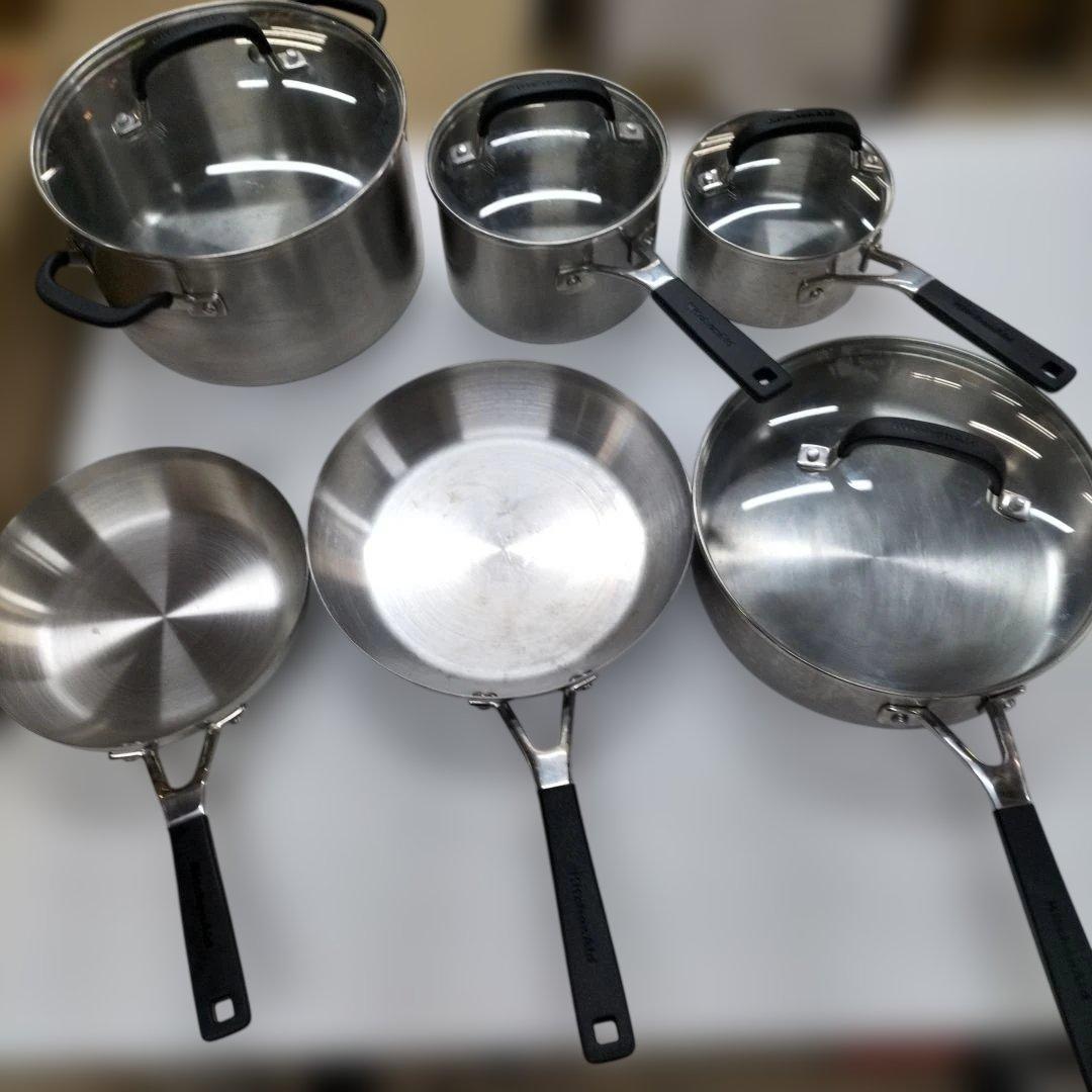 KitchenAid 鍋・フライパン6点セット　中古