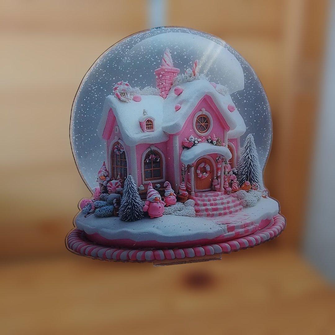 クリスマススノードーム風