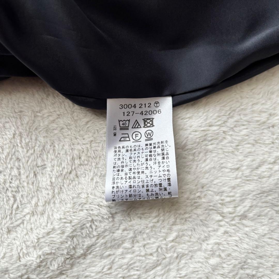 美品 INDIVI インディヴィ ノーカラー パンツスーツ ノーカラー L