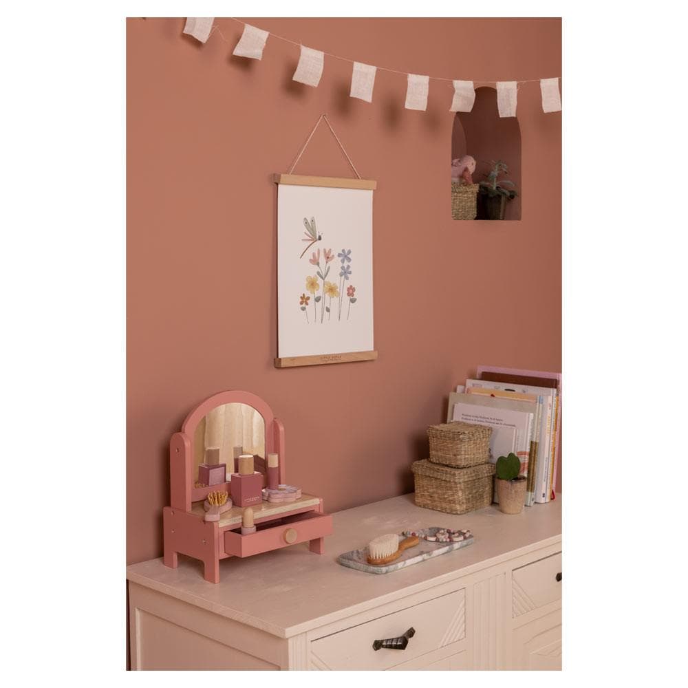 Little Dutch ドレッサー&メイクアップセット ピンク 木製おもちゃ